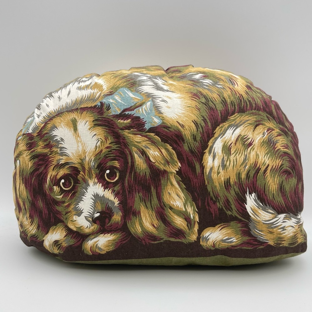 Vintage 1979 Toy Works Inc Cocker Spaniel Puppy Dog Plush Toy Throw Pillow